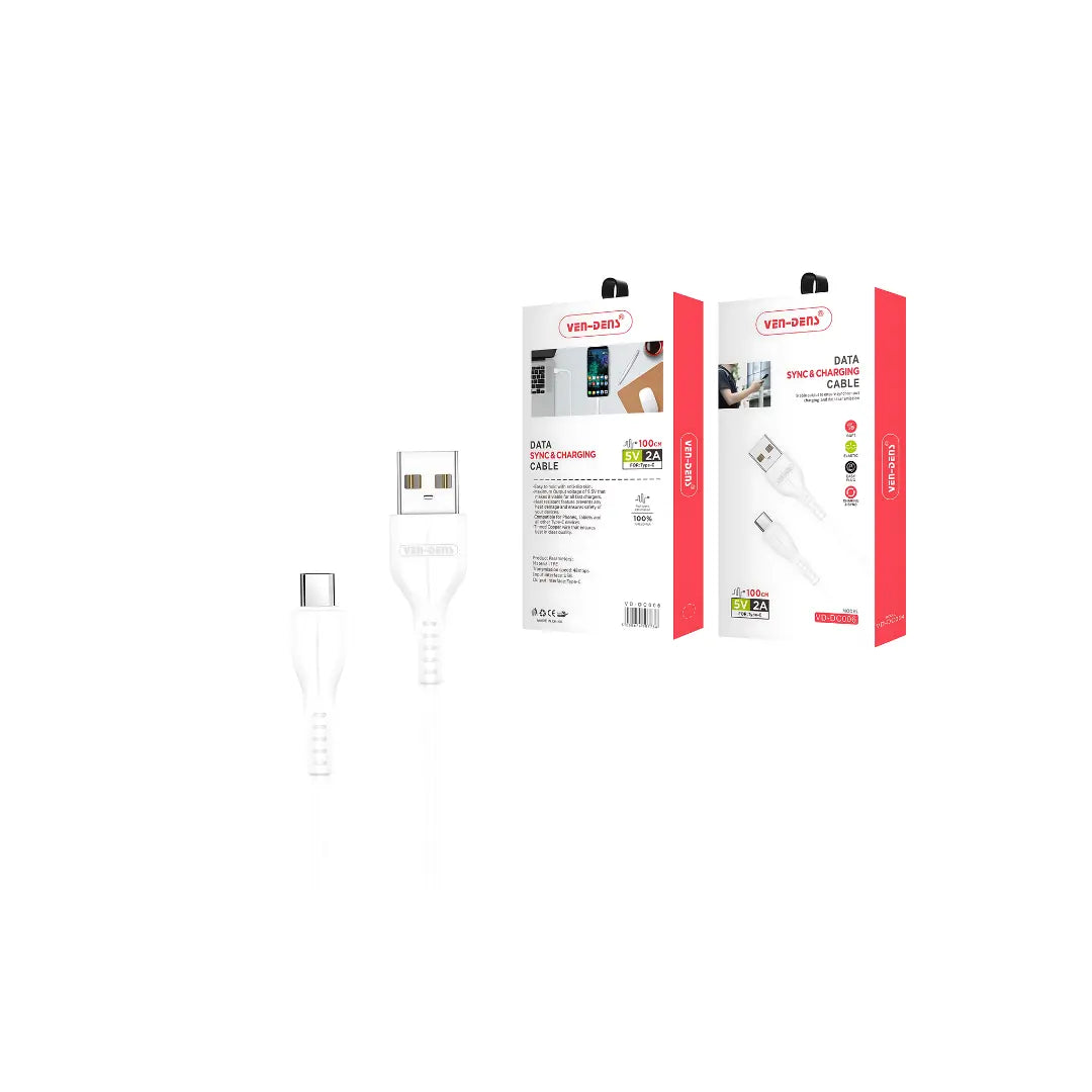 Ven-Dens USB A to Type C Cable(VD-DCDO2-1M) Ven-Dens