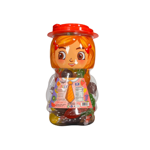Sugar Burst Fruit Jelly Doll Jar (Pack of 55)
