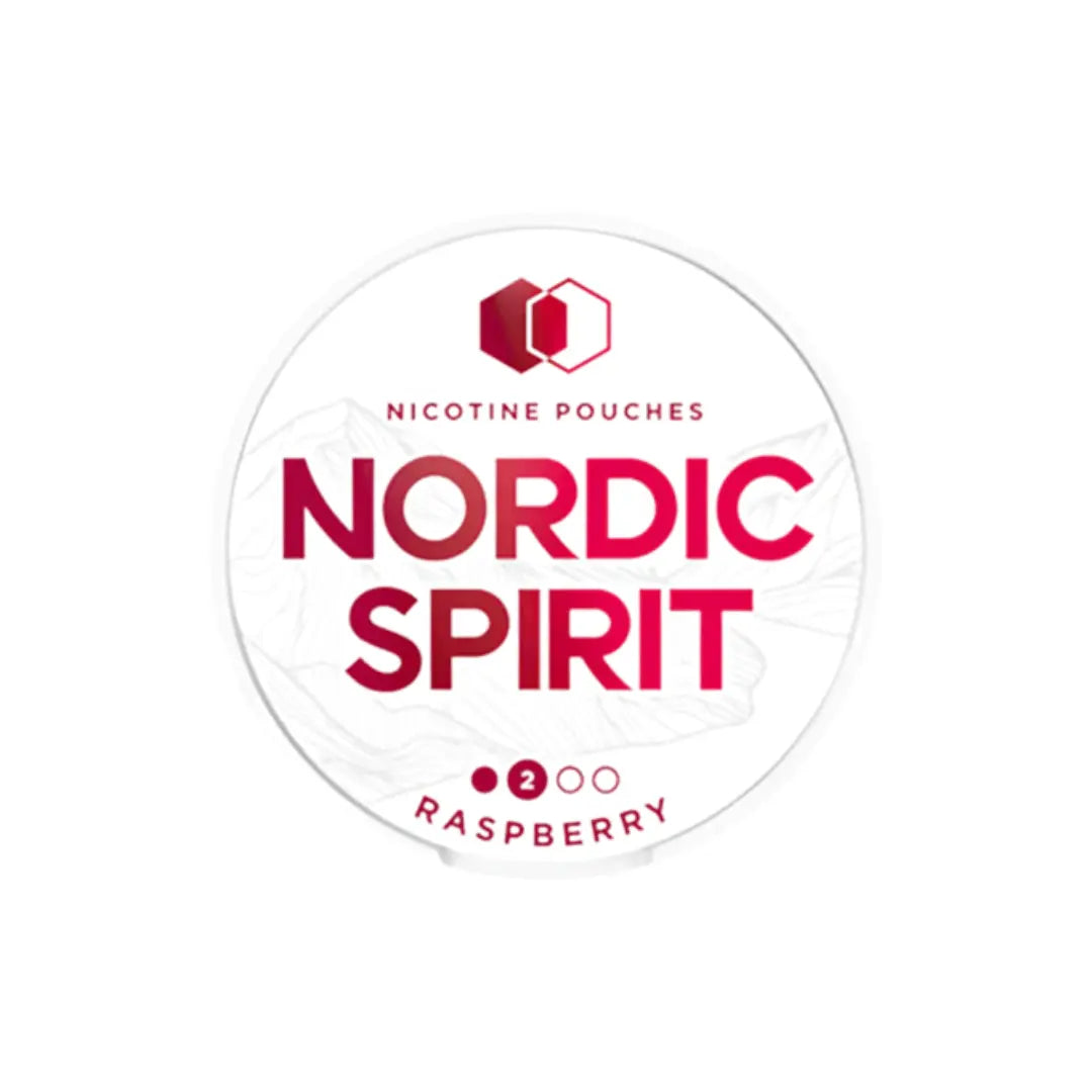 Nordic Spirit Raspberry Nicotine Pouches (Pack of 5) Nordic