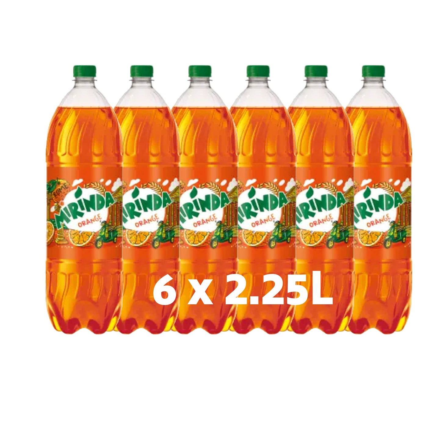 Mirinda Orange 2.25L Bottle (Pack of 6) Mirinda
