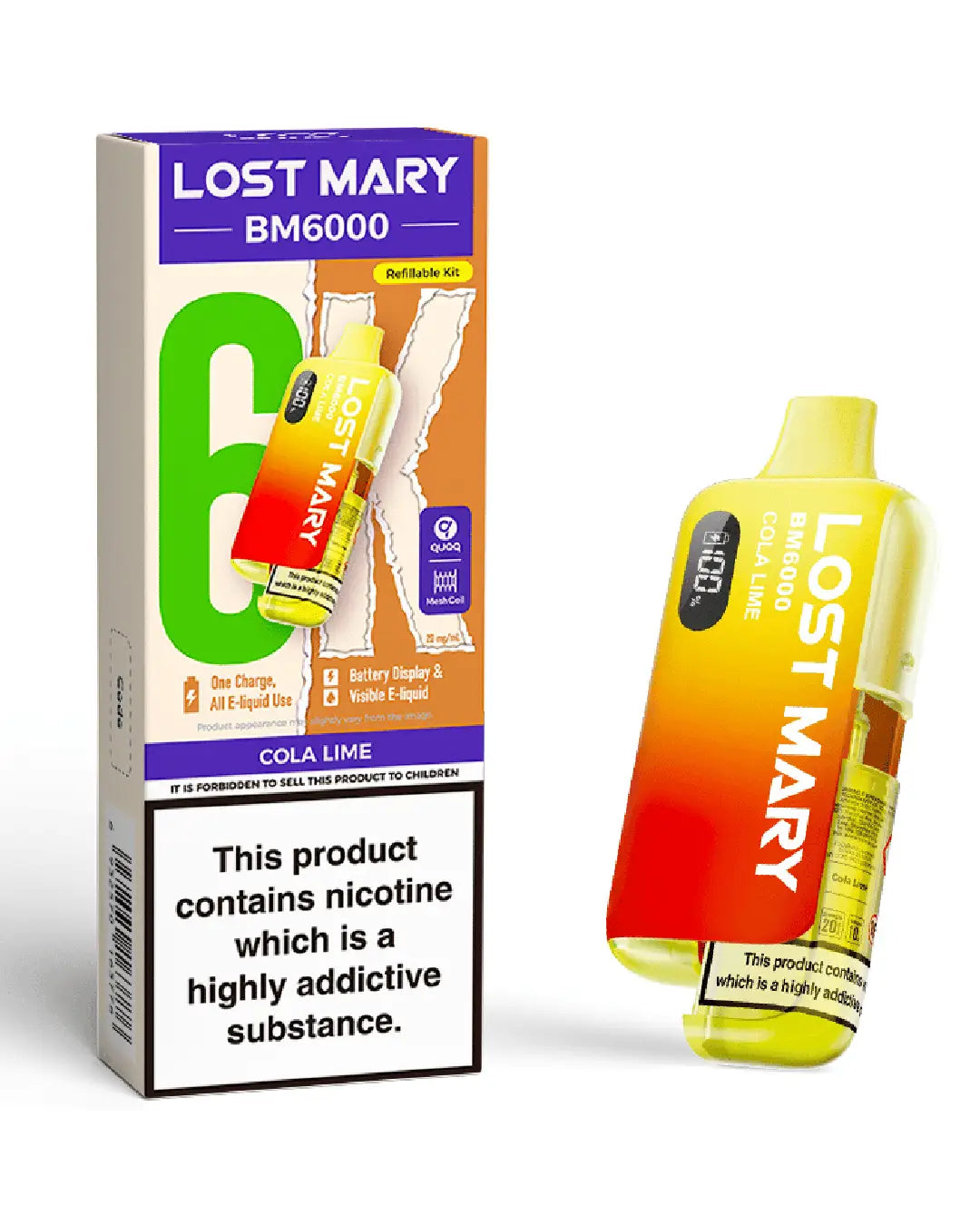 Lost Mary BM6000 Replacement Pods (Pack of 5)