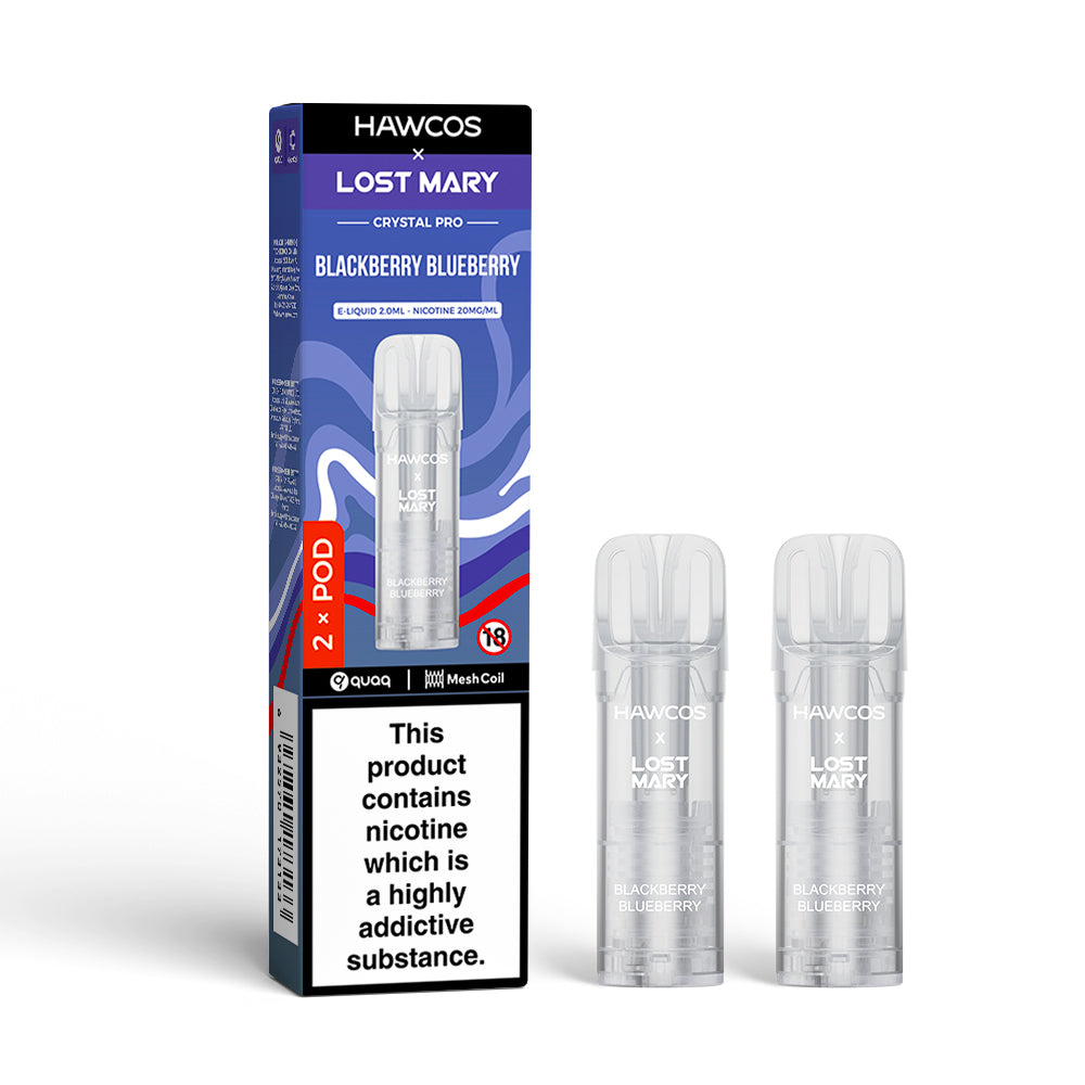 Hawcos x Lost Mary Crystal Pro Replacement Pods (Pack of 10)