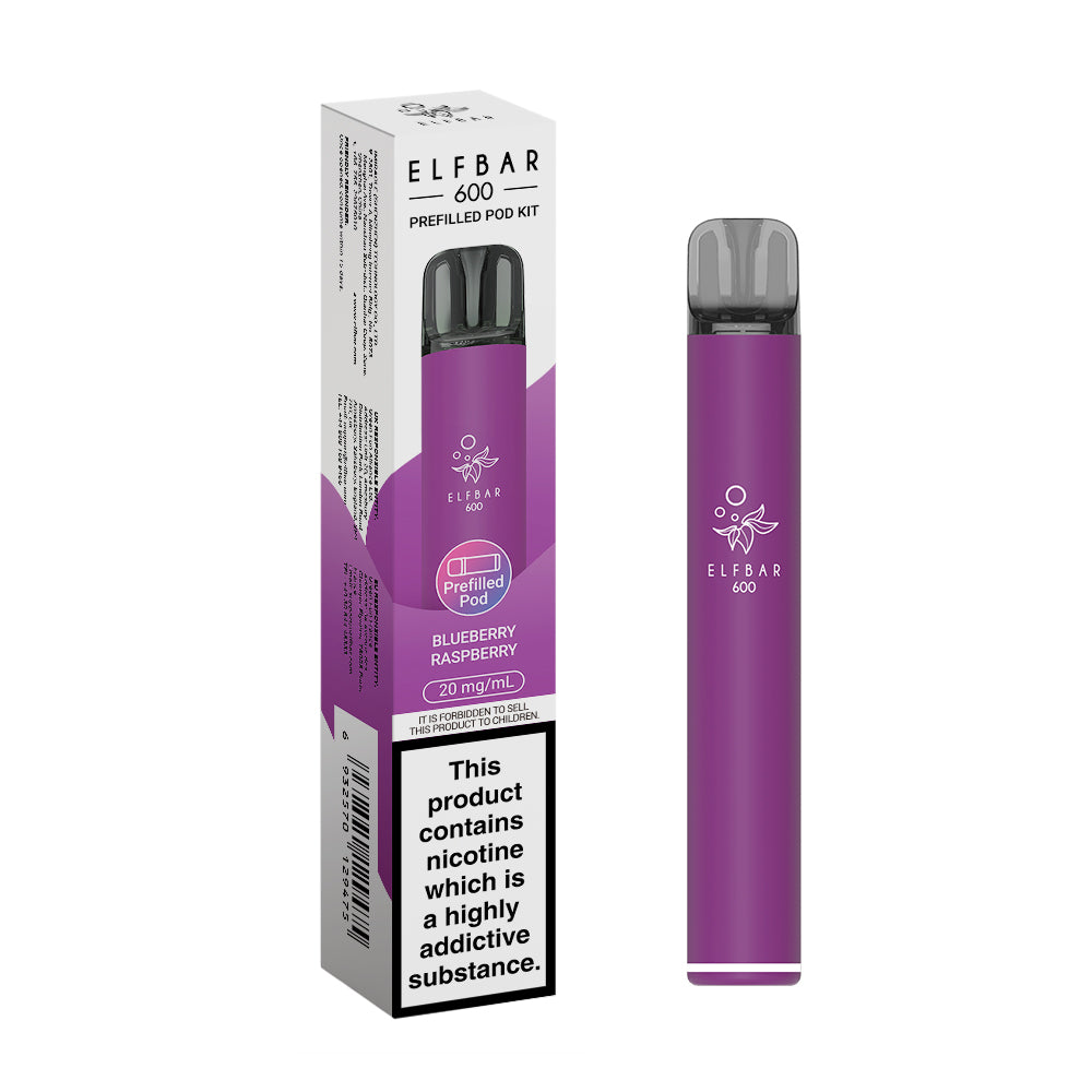 Elf Bar 600 Pre Filled Pod Kit (Pack 0f 10)