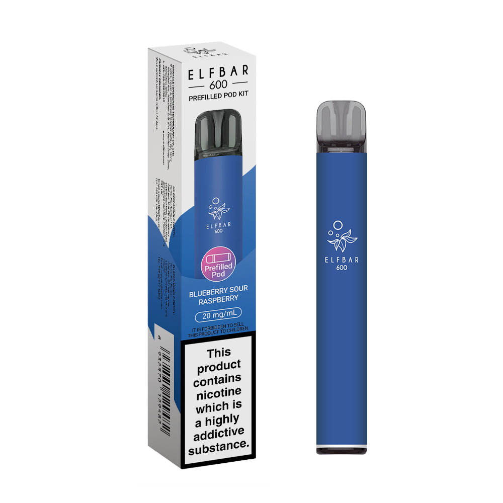 Elf Bar 600 Pre Filled Pod Kit (Pack 0f 10)