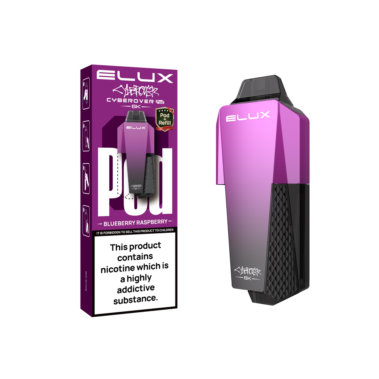 ELUX Cyber-Rover 6000 Replacement Pod Kit (Pack of 5)