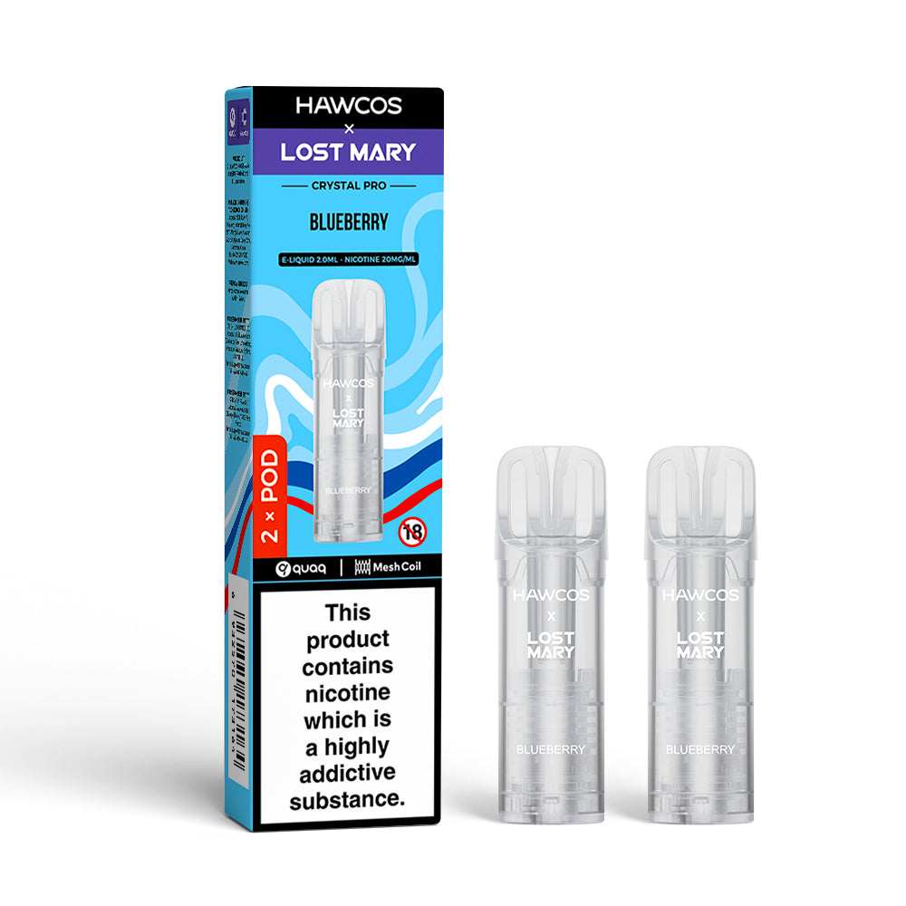 Hawcos x Lost Mary Crystal Pro Replacement Pods (Pack of 10)