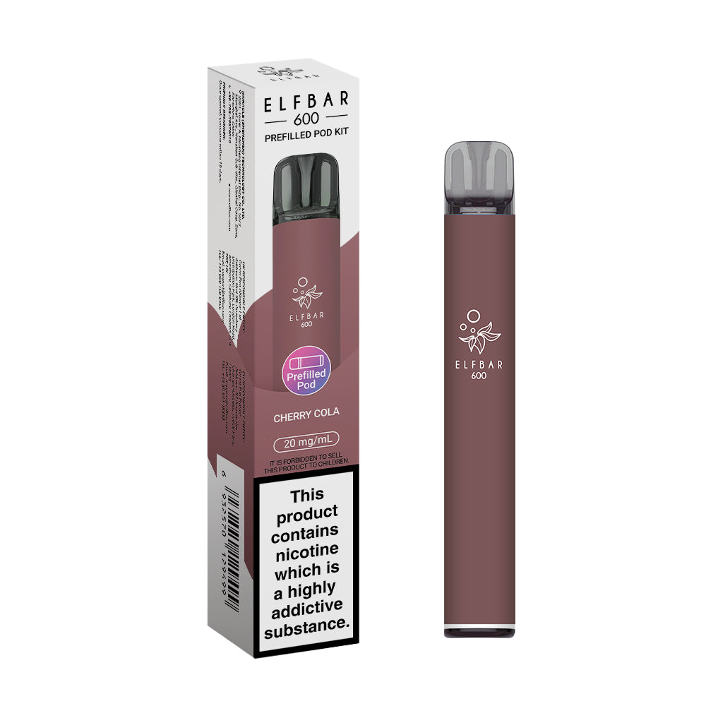 Elf Bar 600 Pre Filled Pod Kit (Pack 0f 10)