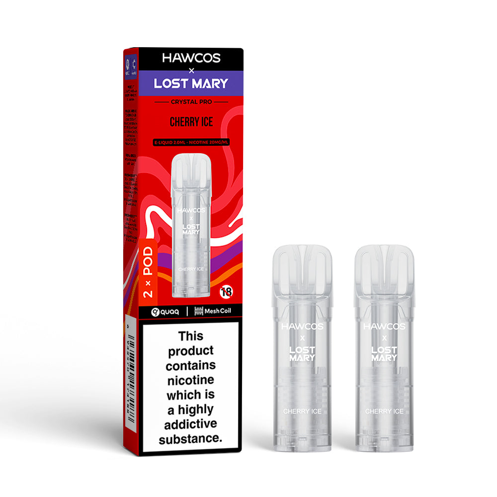 Hawcos x Lost Mary Crystal Pro Replacement Pods (Pack of 10)