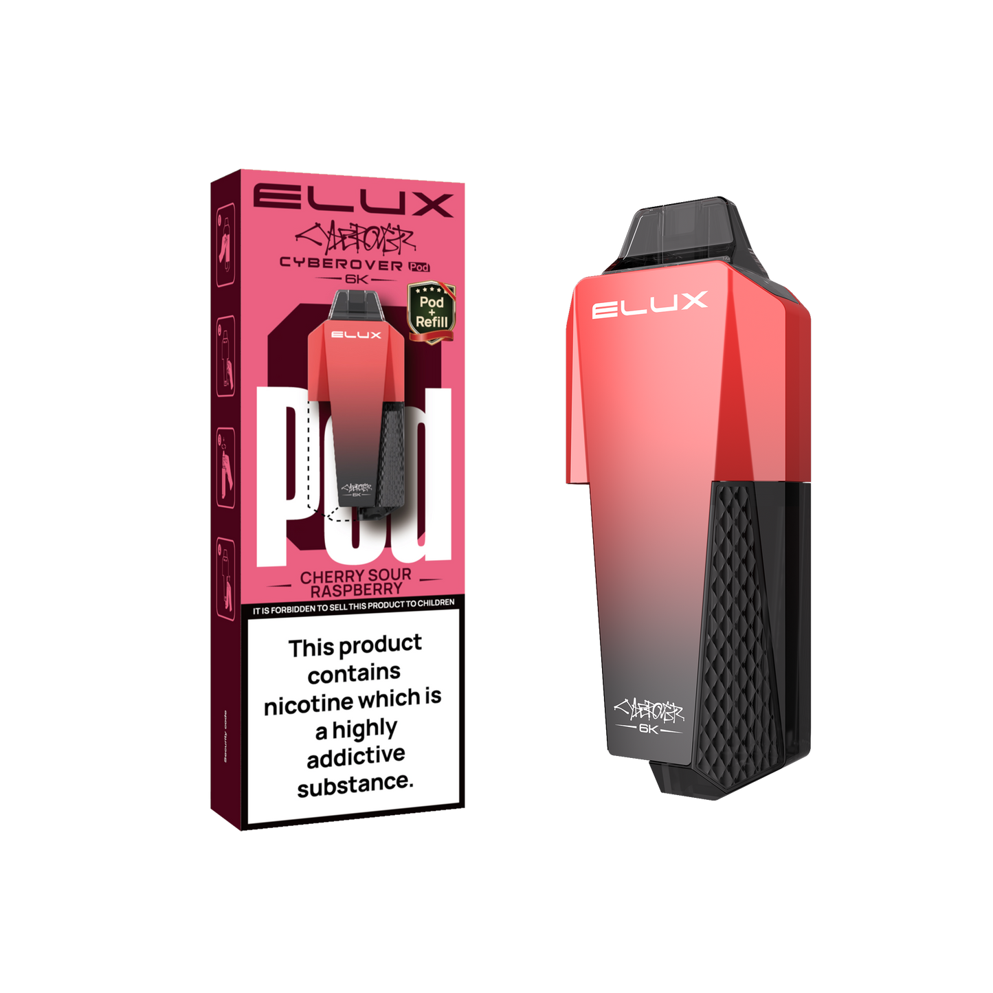 ELUX Cyber-Rover 6000 Replacement Pod Kit (Pack of 5)