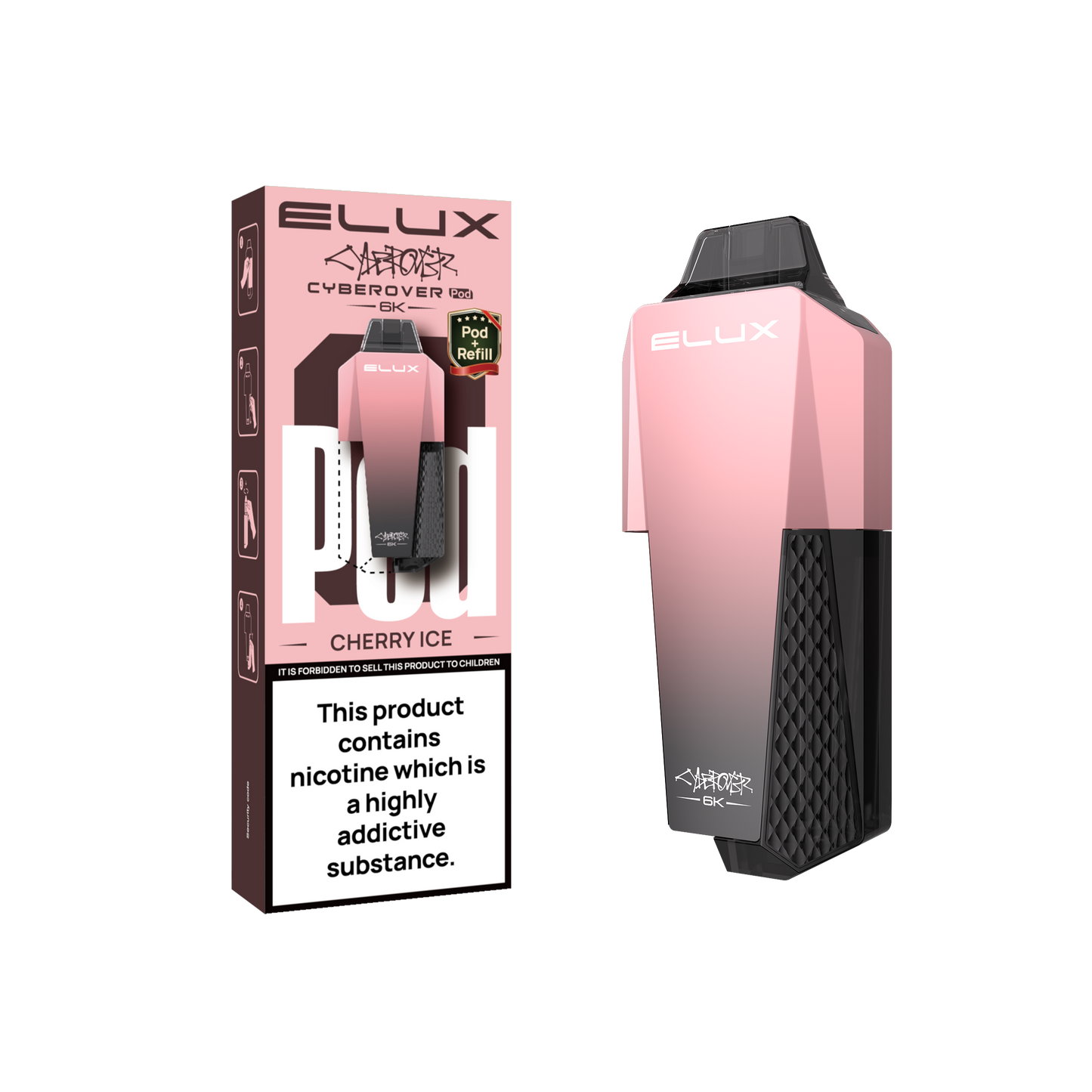 ELUX Cyber-Rover 6000 Replacement Pod Kit (Pack of 5)