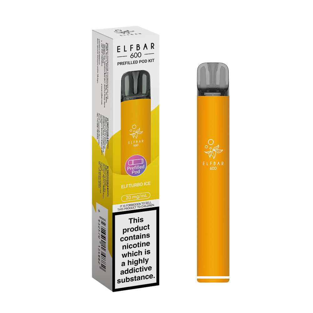 Elf Bar 600 Pre Filled Pod Kit (Pack 0f 10)