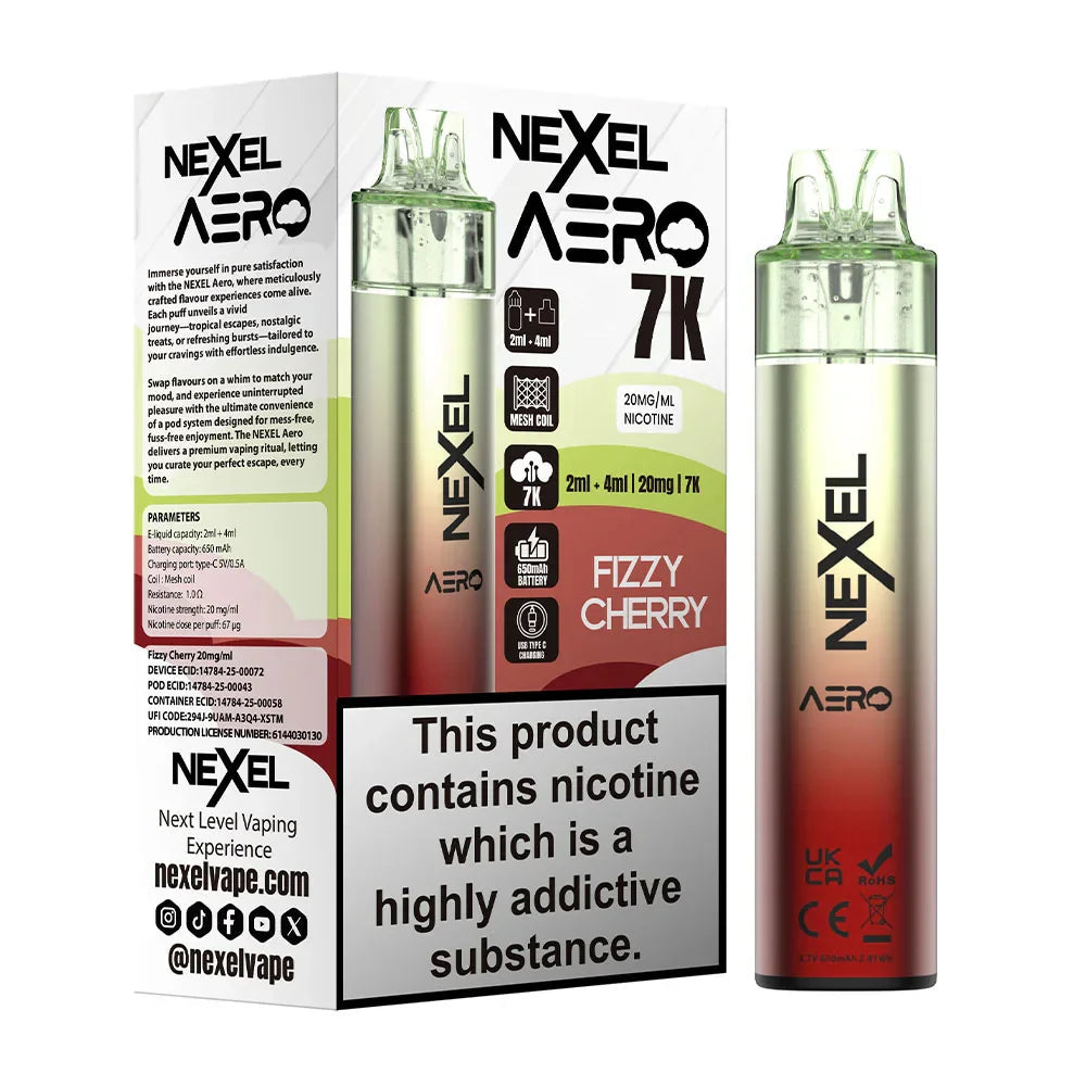 Nexel Aero 7K Pre-Filled Pod Kit (Pack of 5) Pyne Pod