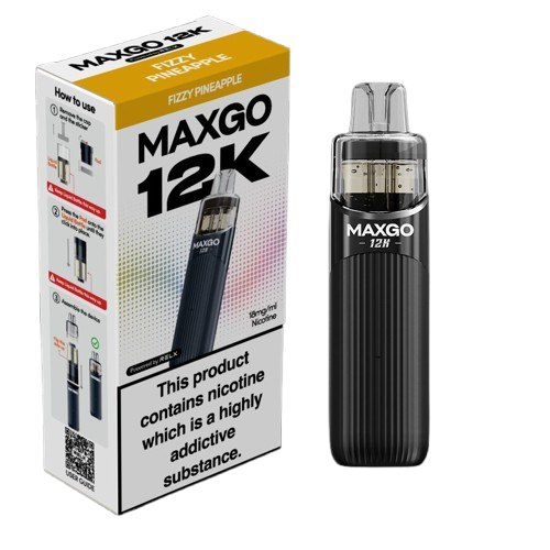 Relx Max-Go 12K Puffs Pre-Filled Pod Kit (Pack of 5) Relx