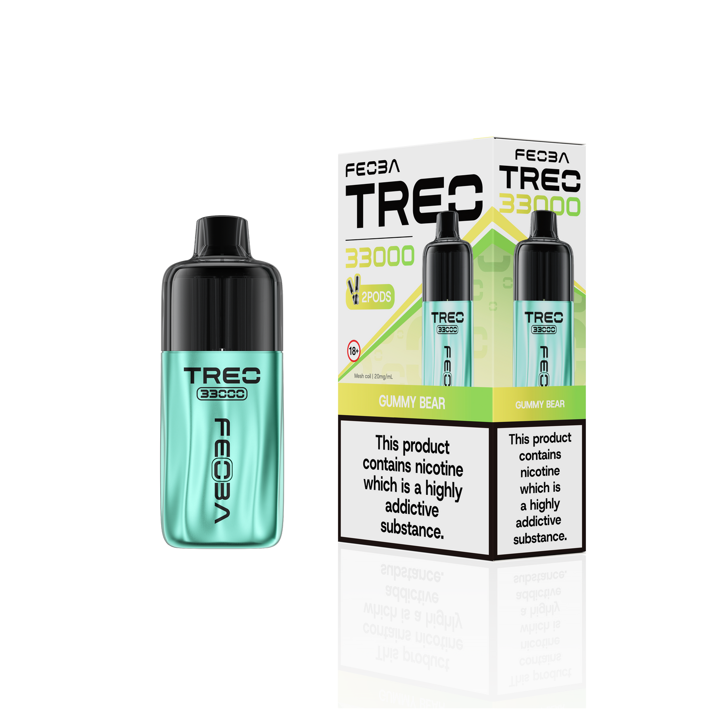 Feoba Treo 33K Prefilled Vape Kit (Pack of 6)