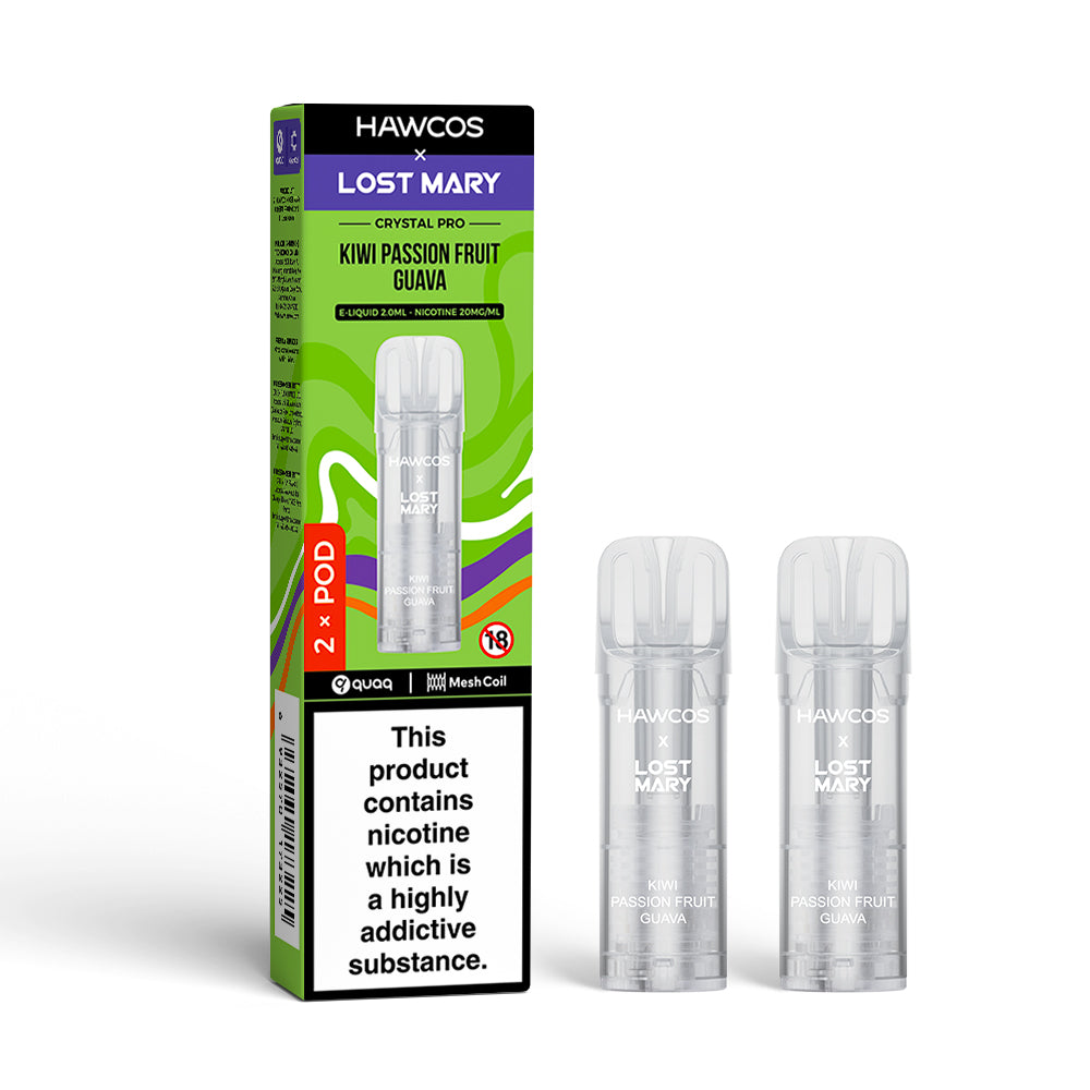 Hawcos x Lost Mary Crystal Pro Replacement Pods (Pack of 10)
