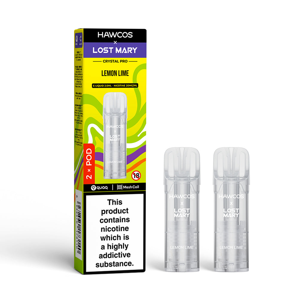 Hawcos x Lost Mary Crystal Pro Replacement Pods (Pack of 10)