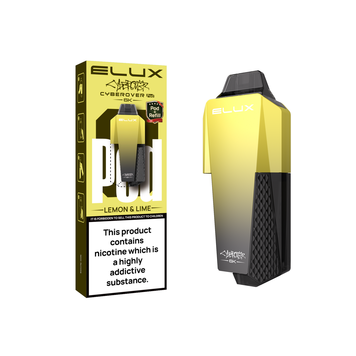 ELUX Cyber-Rover 6000 Replacement Pod Kit (Pack of 5)