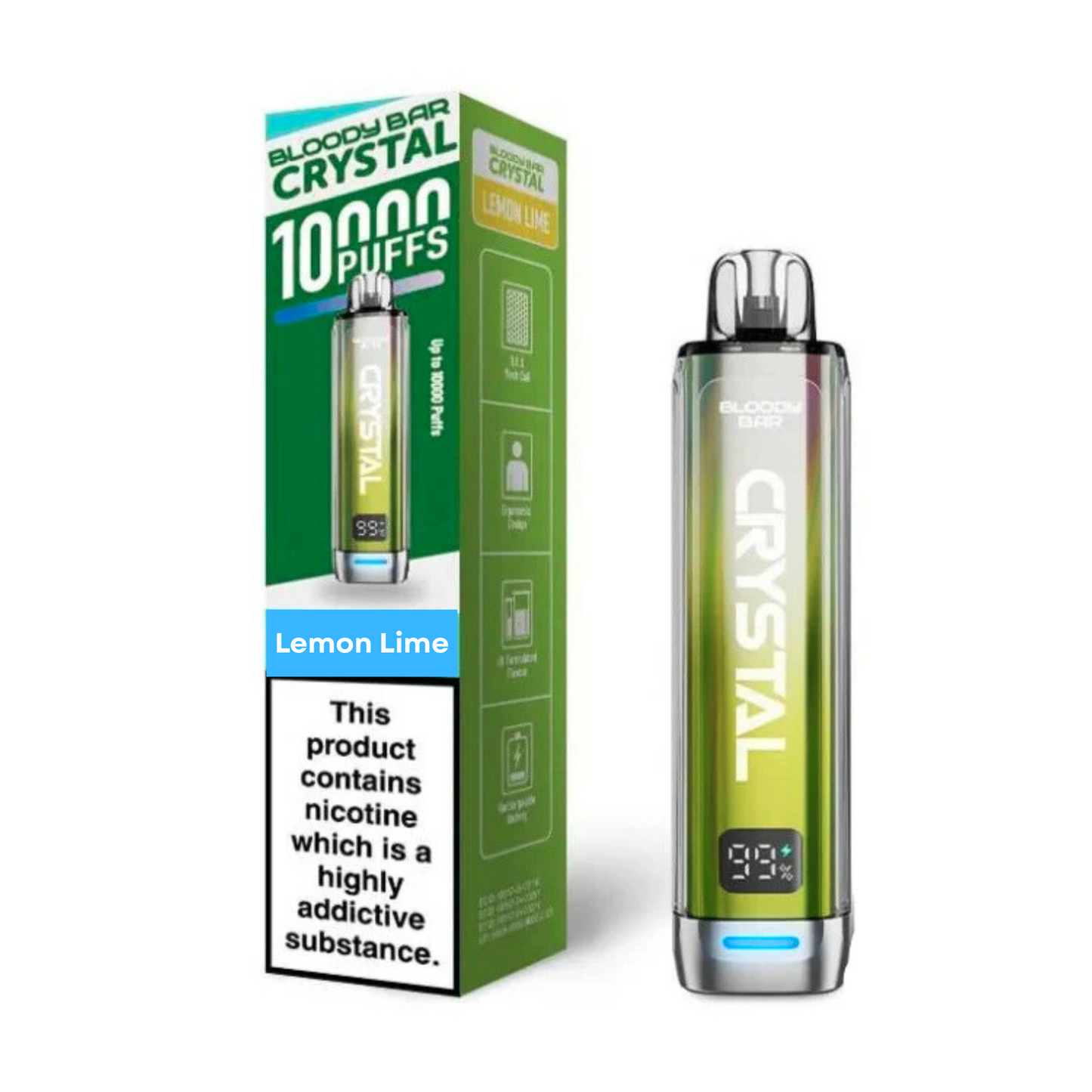 Bloody Bar Crystal 10K Pre-Filled Pod Kit (Pack of 10) bloody bar
