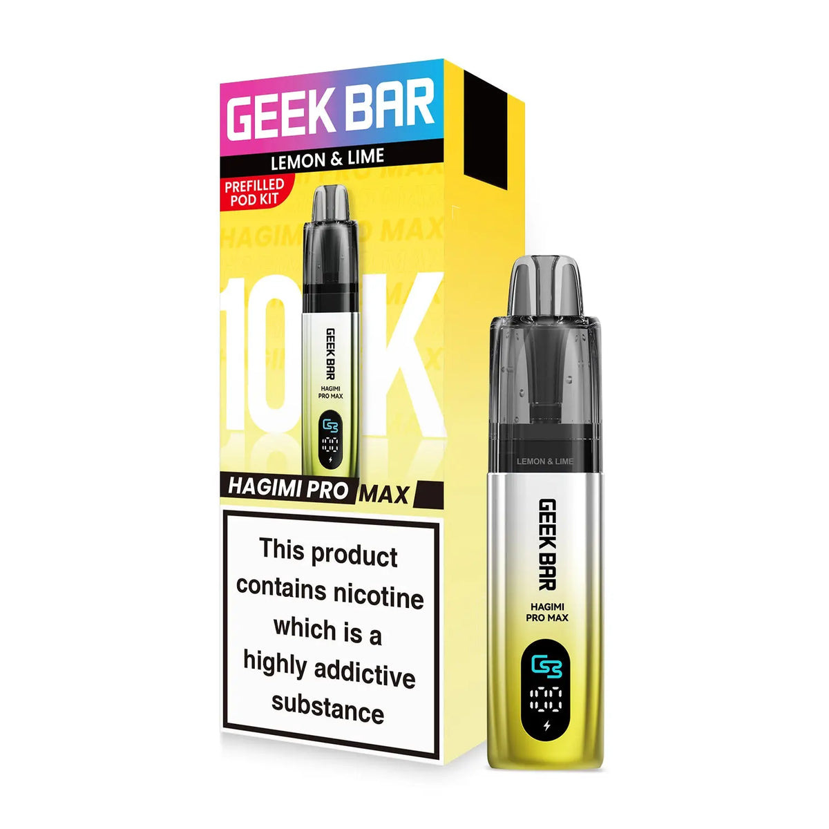 Geek Bar Hagimi Pro Max 10K Prefilled Pod Kit (Pack of 1)