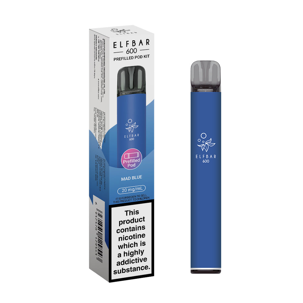 Elf Bar 600 Pre Filled Pod Kit (Pack 0f 10)