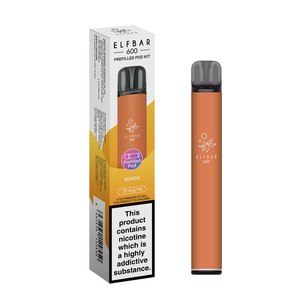 Elf Bar 600 Pre Filled Pod Kit (Pack 0f 10)