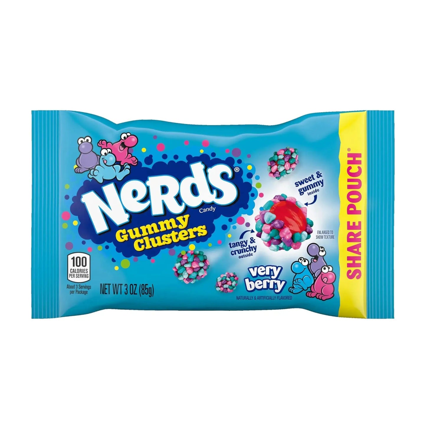 Nerds Gummy Clusters Share Pouch (Pack of 12) Nerds