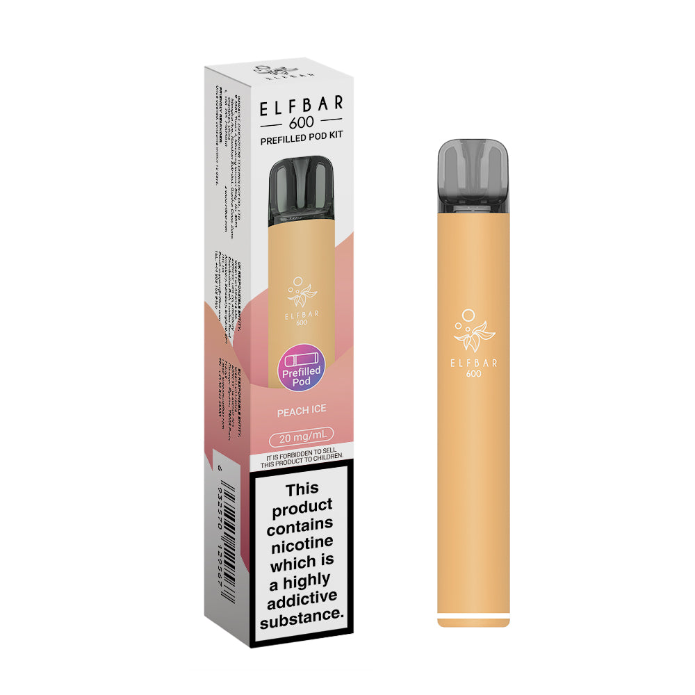 Elf Bar 600 Pre Filled Pod Kit (Pack 0f 10)