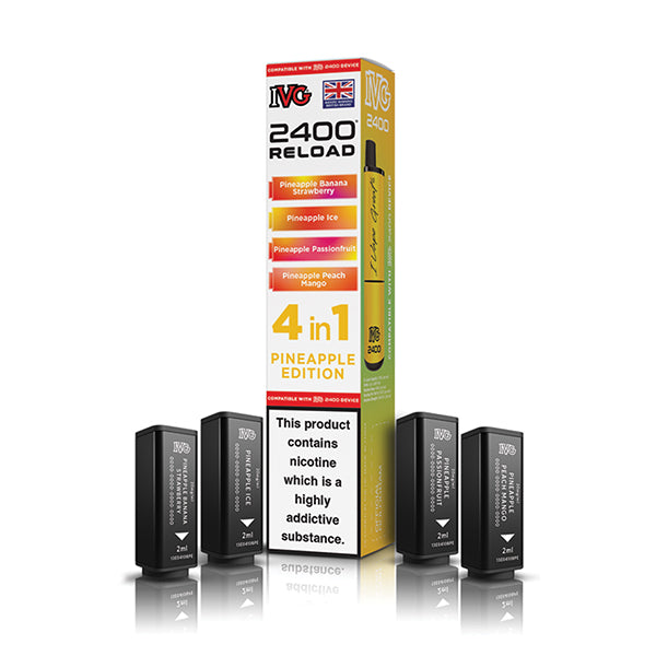 IVG 2400 4 in 1 Reload Replacement Pods (Pack of 5)