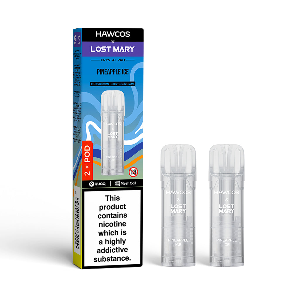 Hawcos x Lost Mary Crystal Pro Replacement Pods (Pack of 10)