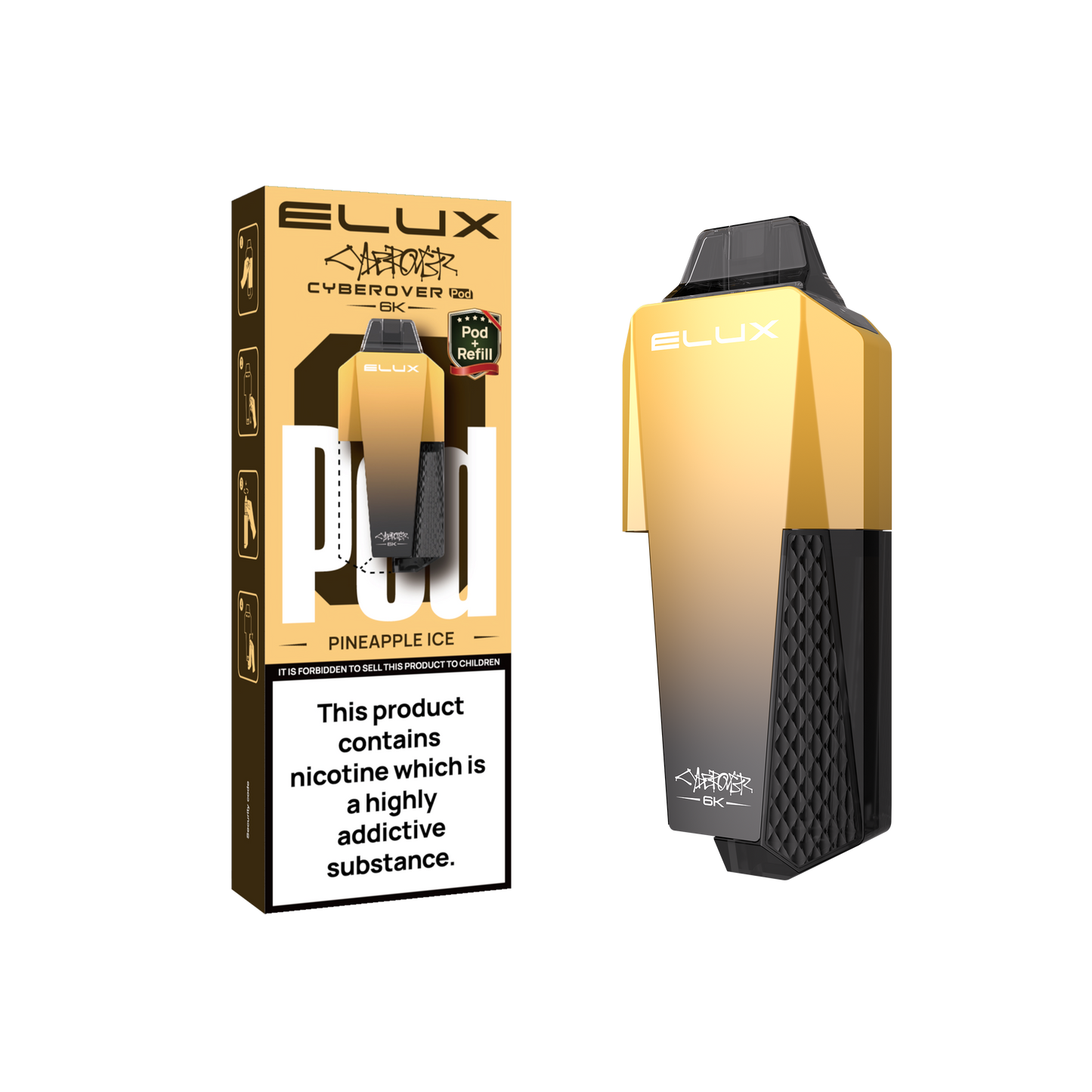 ELUX Cyber-Rover 6000 Replacement Pod Kit (Pack of 5)
