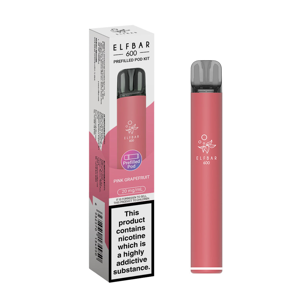 Elf Bar 600 Pre Filled Pod Kit (Pack 0f 10)