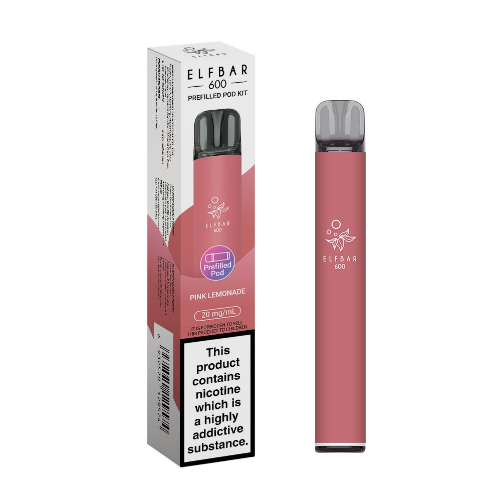 Elf Bar 600 Pre Filled Pod Kit (Pack 0f 10)