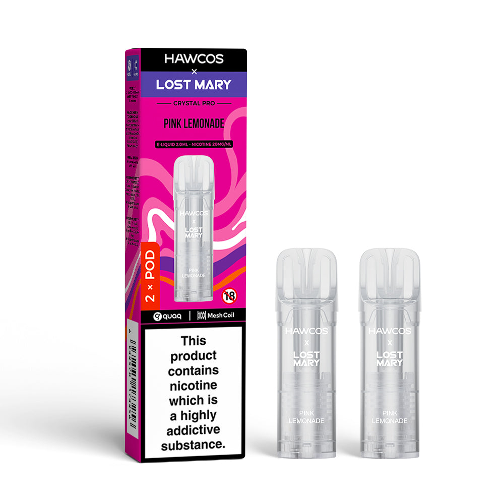 Hawcos x Lost Mary Crystal Pro Replacement Pods (Pack of 10)