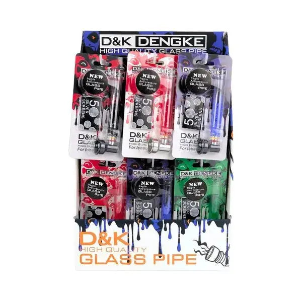 D&K Glass Pipe Assorted (Pack of 24) D&K