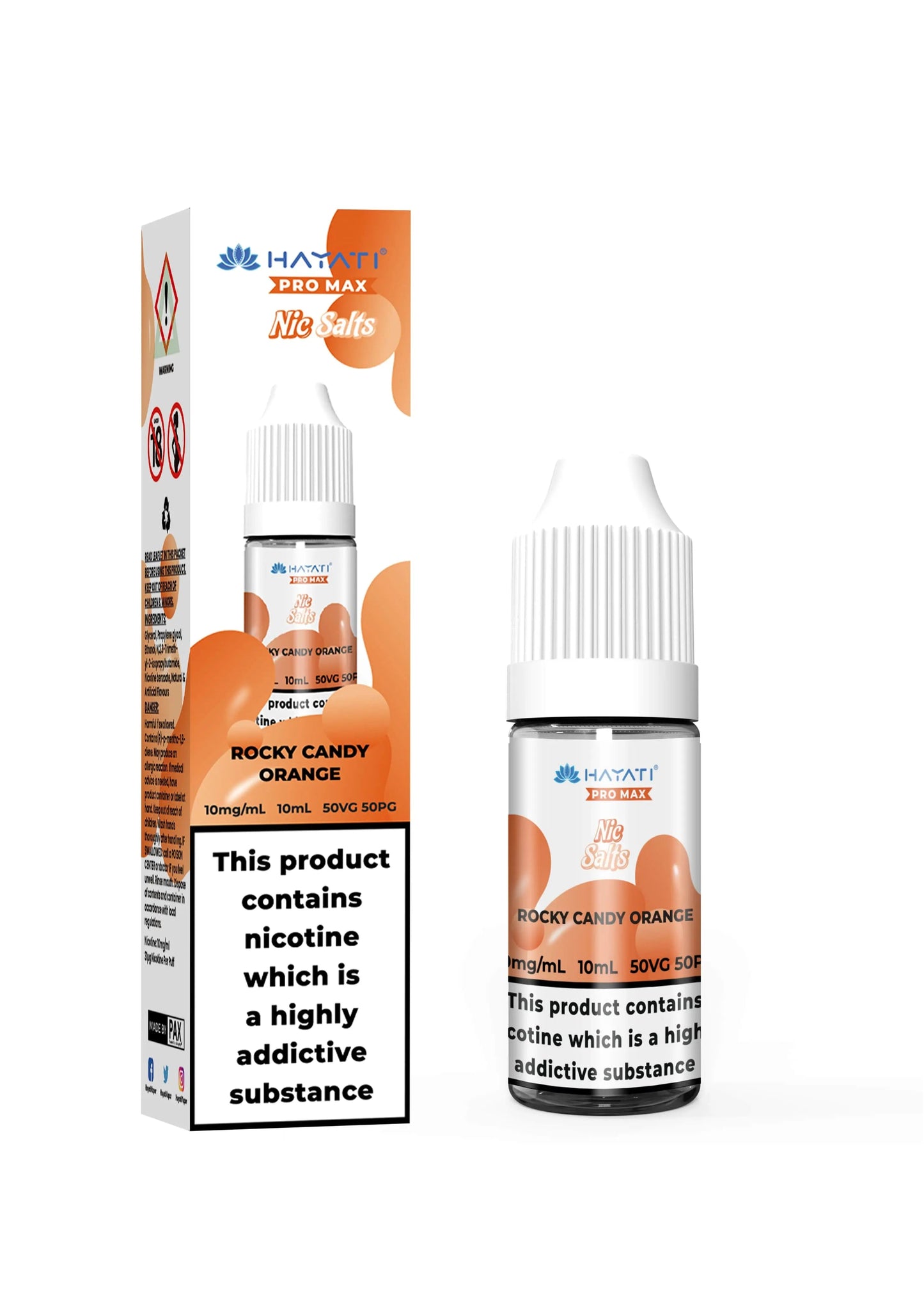Hayati Pro Max Nic Salts 10mg (Pack of 10) Hayati