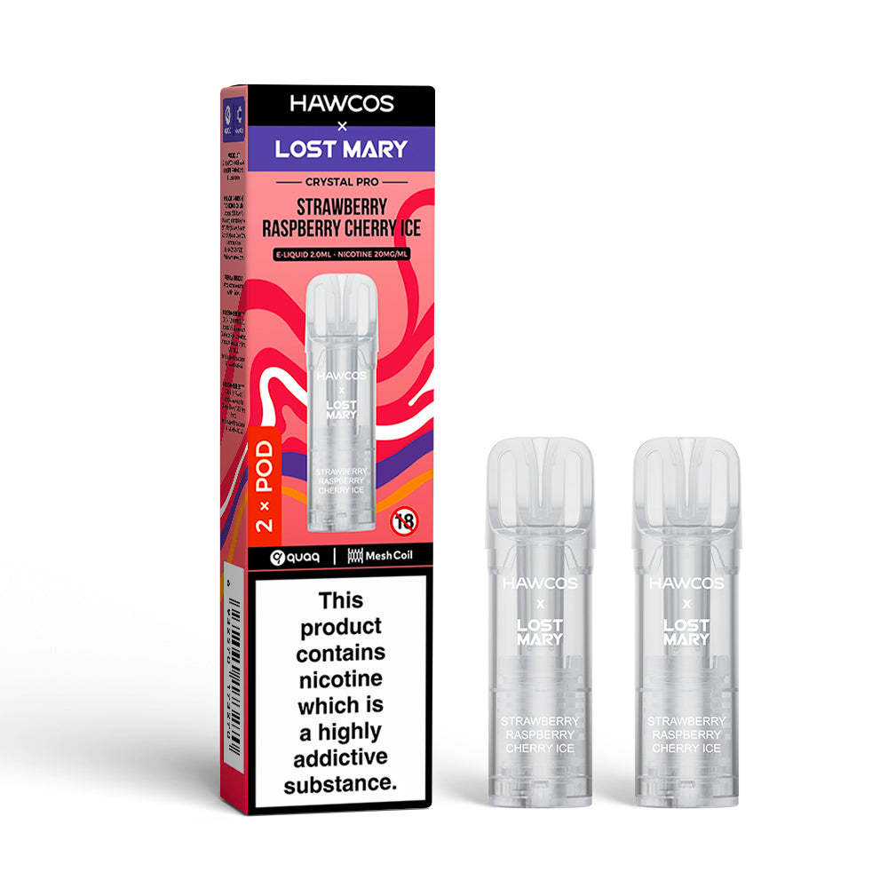 Hawcos x Lost Mary Crystal Pro Replacement Pods (Pack of 10)