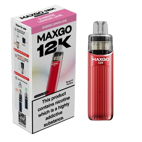Relx Max-Go 12K Puffs Pre-Filled Pod Kit (Pack of 5) Relx