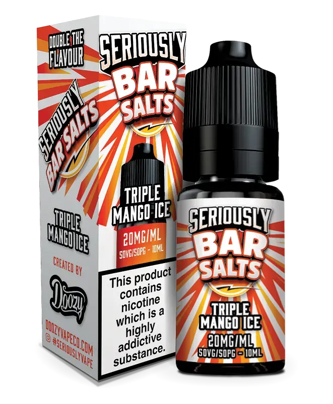 Doozy Seriously Bar Nic Salts 20mg (Pack of 10)