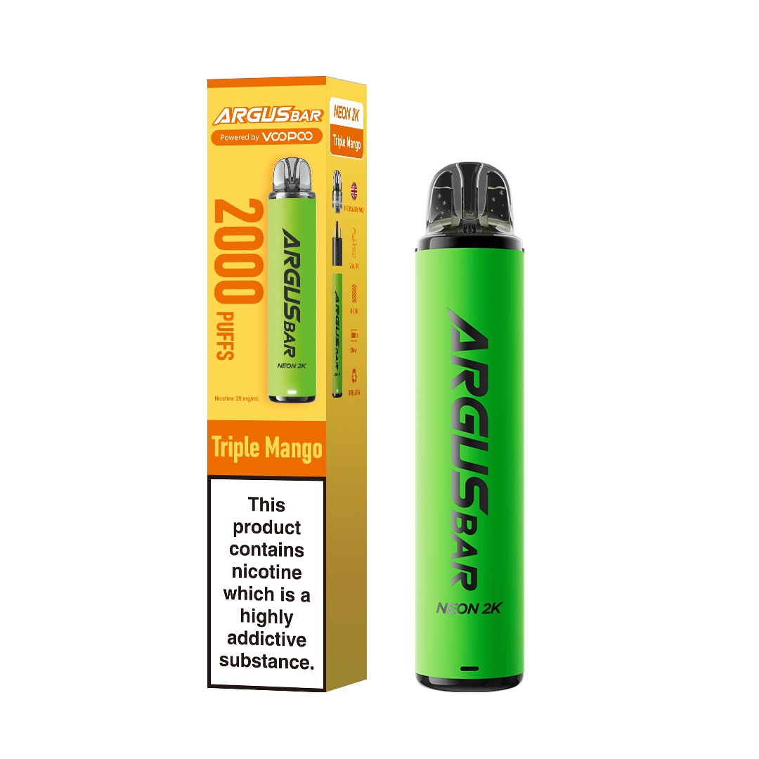 Voopoo Argus Neon 2000 Pre-Filled Pod Kit (Pack of 10)