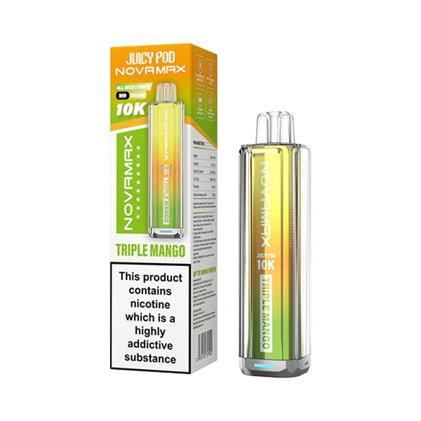 Juicy Pod Novamax 10K Pre-Filled Vape Kit (Pack of 5) Juicy Pod