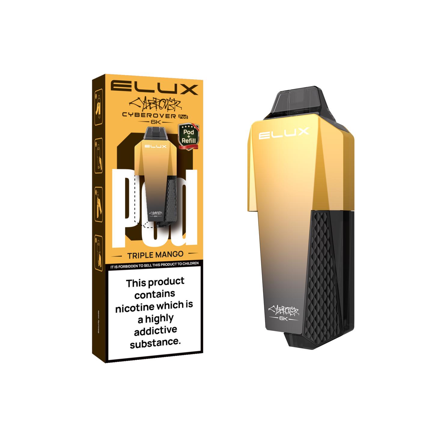 ELUX Cyber-Rover 6000 Replacement Pod Kit (Pack of 5)