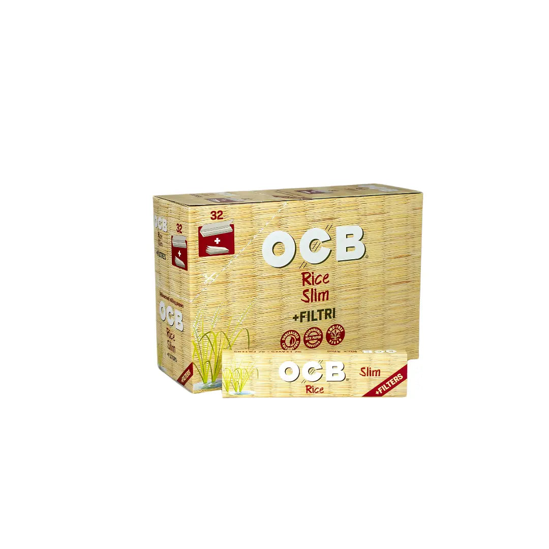OCB Premium King Slim Rolling Paper With Filter (Pack of 32) OCB
