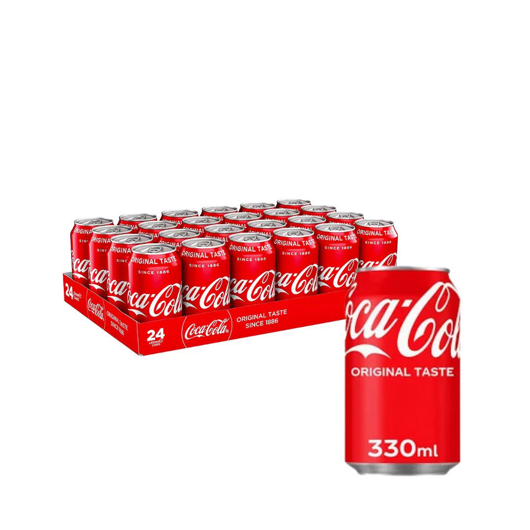 Coke Cola Can 330ml (Pack of 24)
