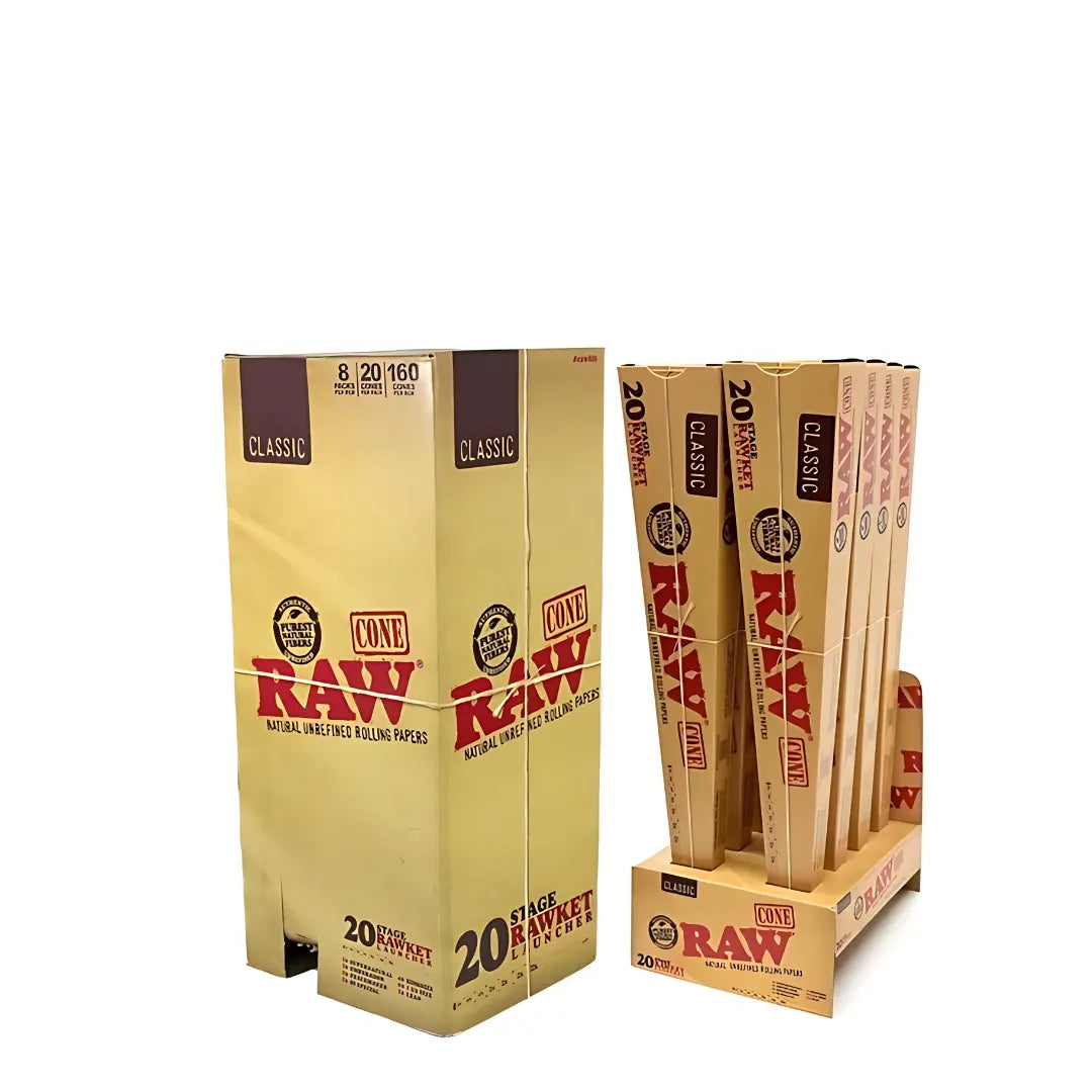 Raw Stage 20 Rawket Launcher Cones (Pack of 8) Raw