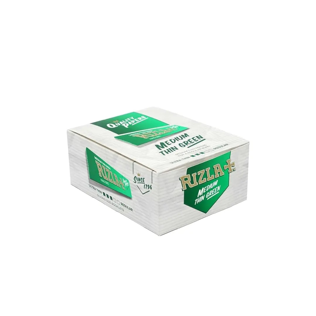 Rizla Green King Size Rolling Paper (Pack of 50) Rizla