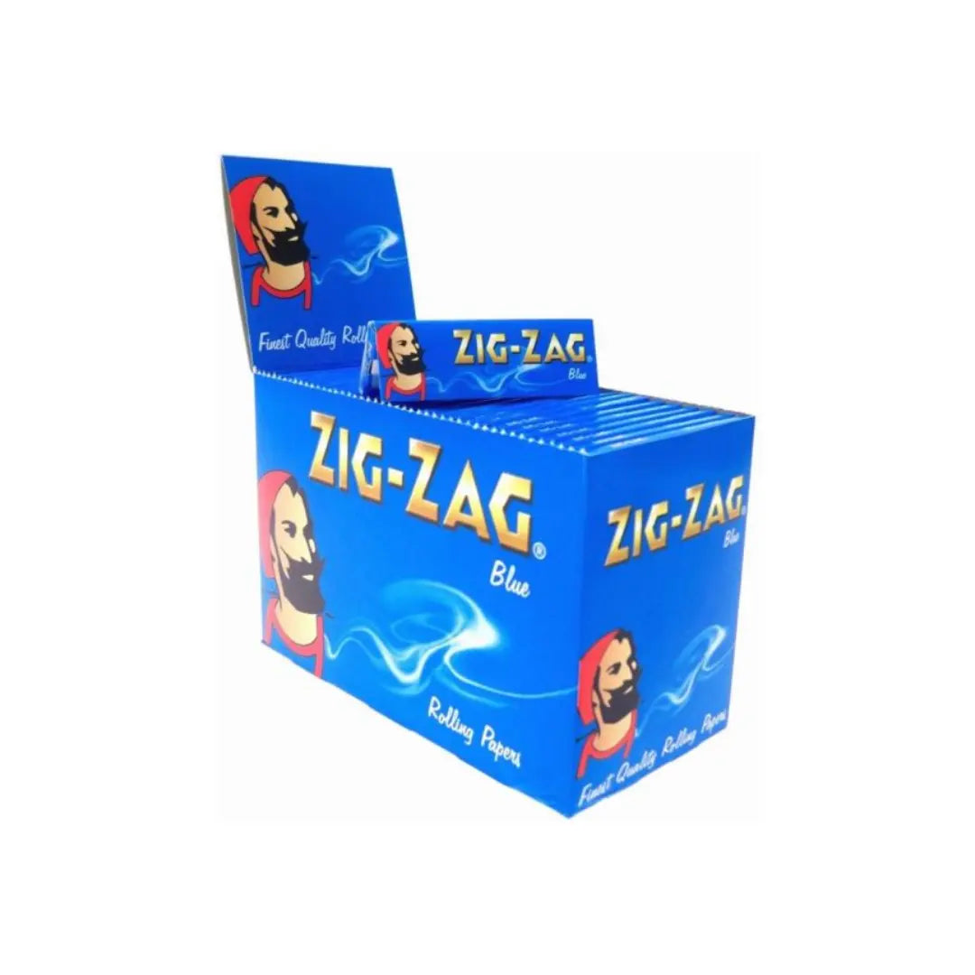 Zigzag Blue Rolling Paper Standard (Pack of 100) Zigzag
