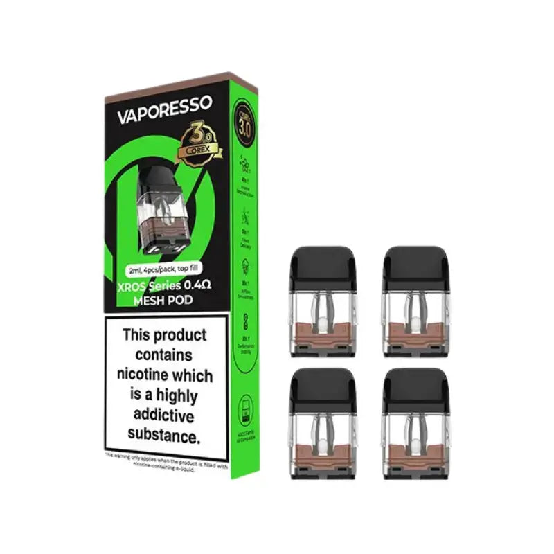 Vaporesso Xros Series Corex 3.0 Replacement Pods (Pack of 4)