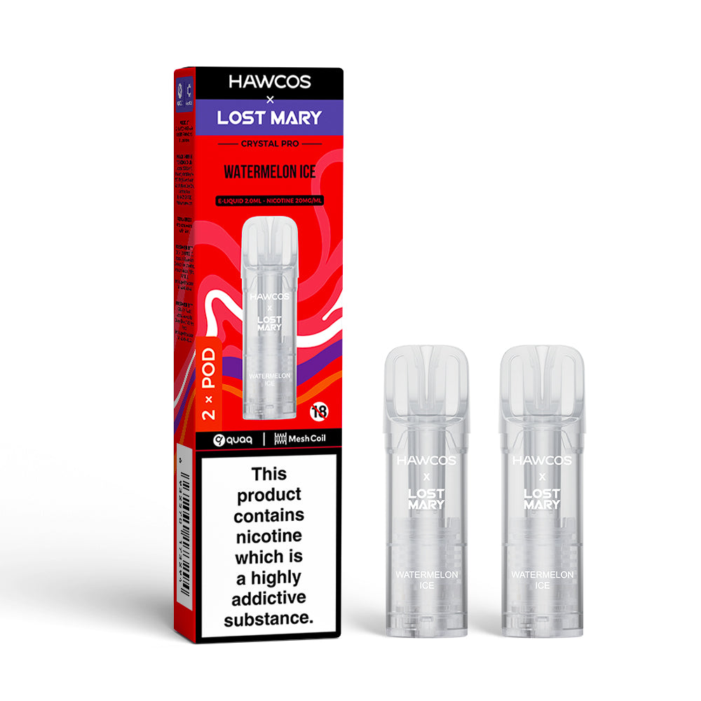 Hawcos x Lost Mary Crystal Pro Replacement Pods (Pack of 10)