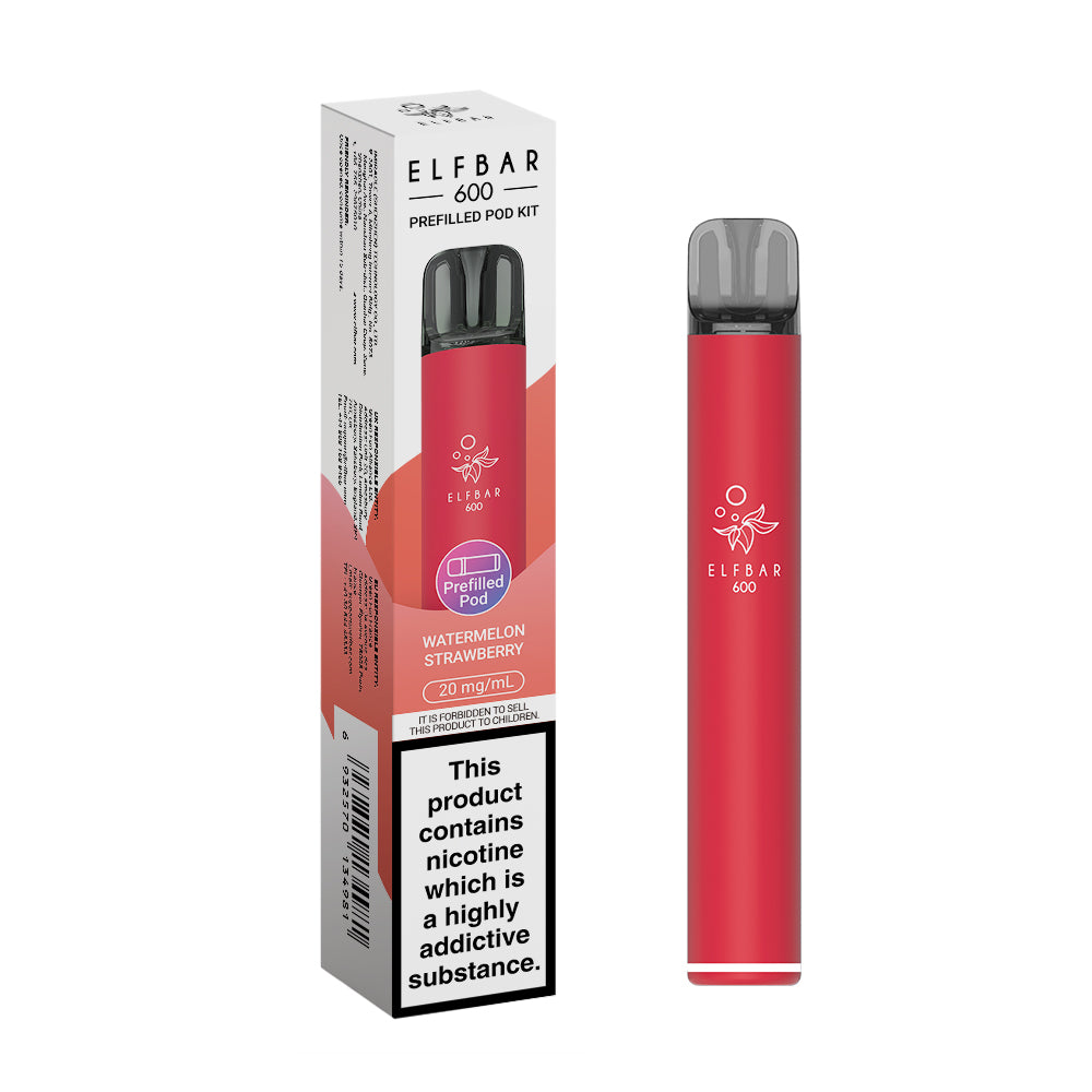 Elf Bar 600 Pre Filled Pod Kit (Pack 0f 10)