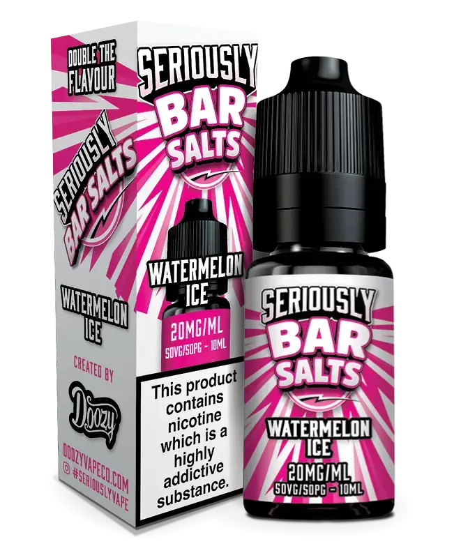 Doozy Seriously Bar Nic Salts 20mg (Pack of 10)